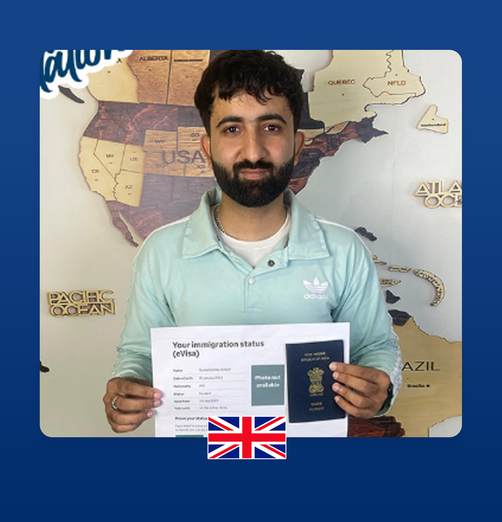 Student on university campus